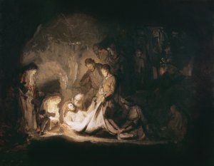 埋葬 作： Rembrandt van Rijn